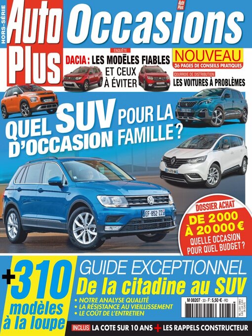 Title details for Auto Plus Occasion by Editions Mondadori Axel Springer (EMAS) - Wait list